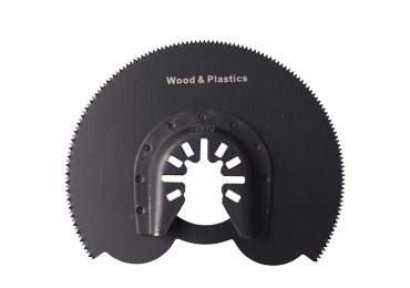 Hoja de sierra semicircular oscilante para madera para multiherramienta oscilante carpintería de liberación rápida