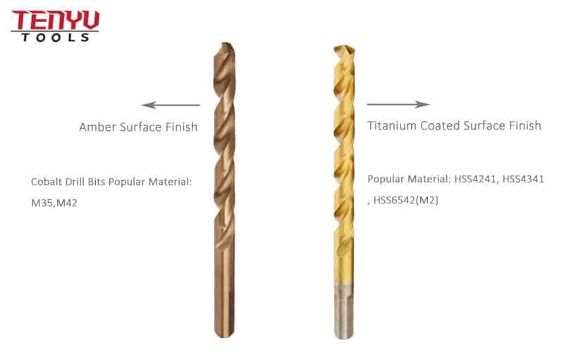 Brocas de cobalto vs brocas de titanio