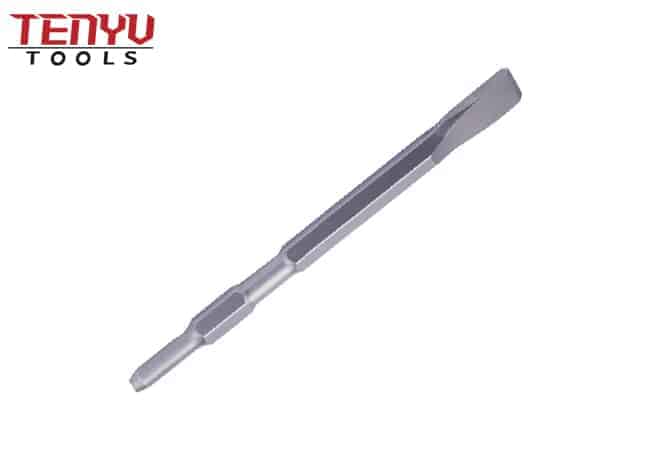 17mm A/F Hex Shank SDS Kırıcı Duvar Duvarı için Çekiç Düz Keski Uçları