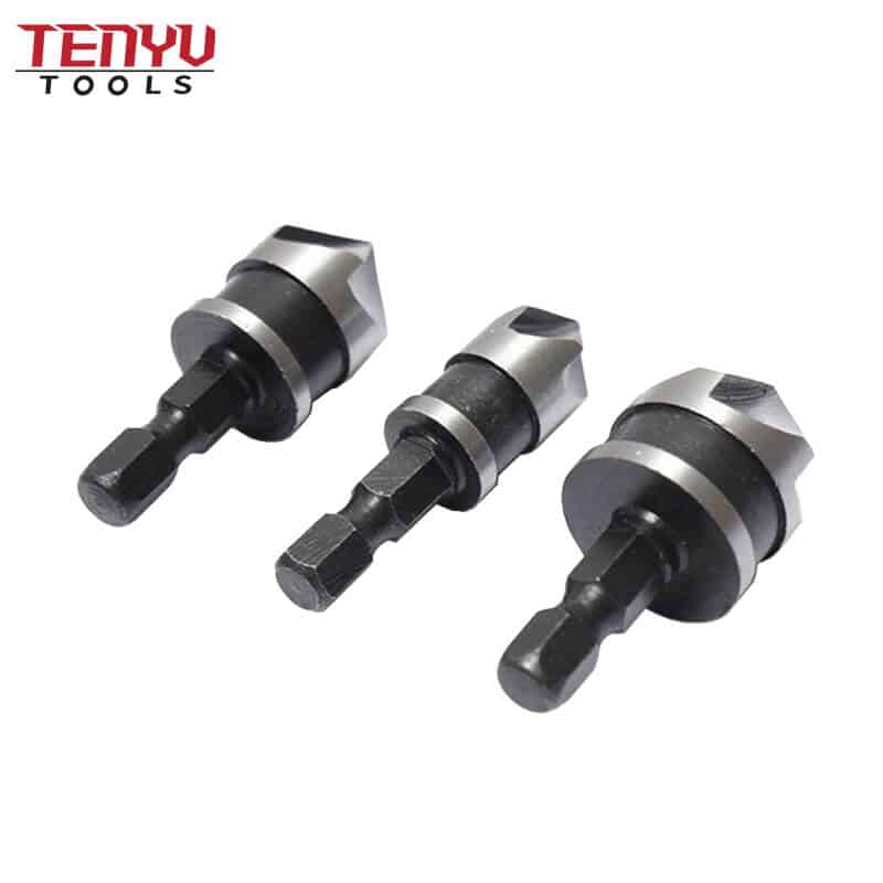 3Pcs 14 Hex Shank High Carbon Steel