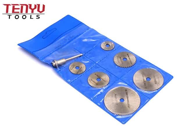 7Pcs Mini Hss Circular Saw Blade for Rotary Tool Wood Plastic Sheet Metal Cutting