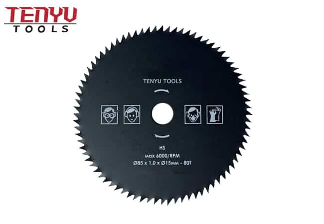 Mini lames de scie circulaire TCT HSS Diamond de 85 mm pour la coupe de carreaux de métal en plastique en bois