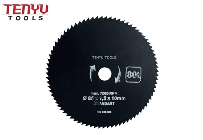 Mini lames de scie circulaire TCT HSS Diamond de 85 mm pour la coupe de carreaux de métal en plastique en bois