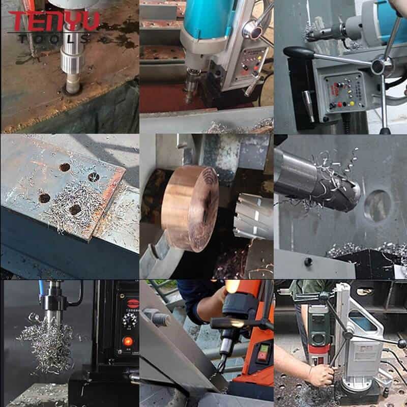 Pouvez-vous comprendre comment utiliser le jeu de forets à noyau magnétique pour coupe-broche annulaire HSS pour percer l'acier inoxydable, l'aluminium, une perceuse à main facile et rapide