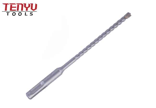 Carbide Cross Head Tip Double Flute SDS Plus Drill Bit for Concrete and Hard Stone