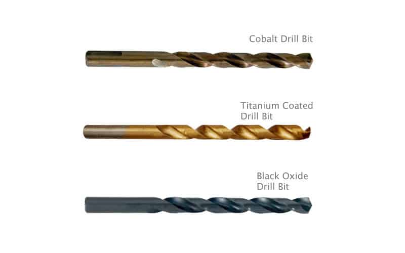 Cobalt Drill Bit VS Titanium VS Black Oxide Drill Bits,Do You Know Different One