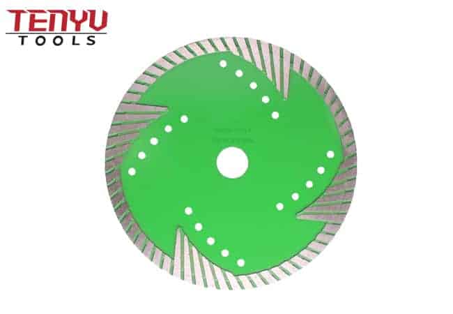 Cold Press Diamond Marble Cutting Saw Blade with Protective Teeth