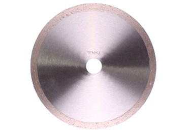 Continuous Rim Diamond Cutting Blade with Silver Surface for Effortless Cutting