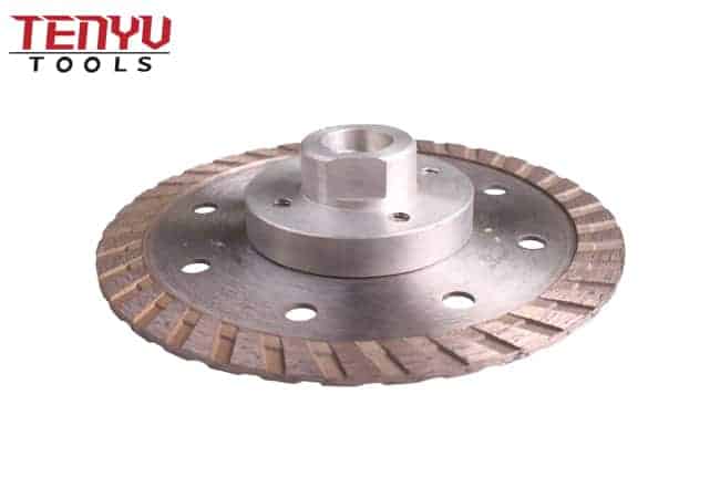 Diamond Saw Blade with Flange for Maximum Cutting Ability