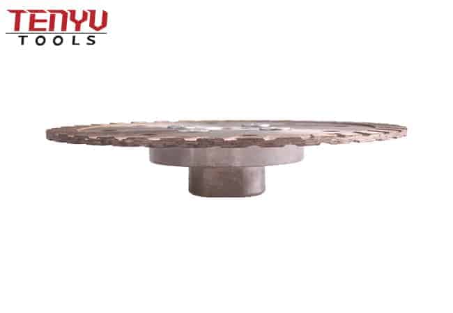 Diamond Saw Blade with Flange for Maximum Cutting Ability