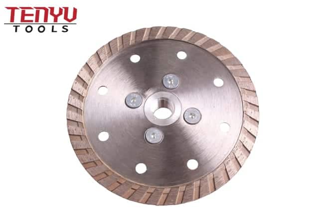 Diamond Saw Blade with Flange for Maximum Cutting Ability