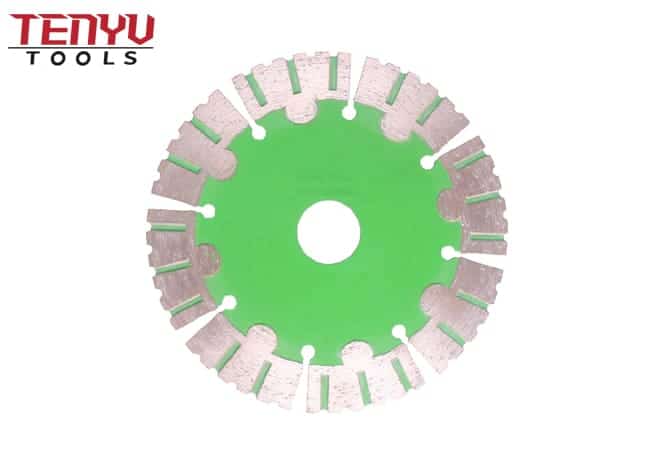 Diamond Saw Blades with Novel Corrugated Tooth Shape