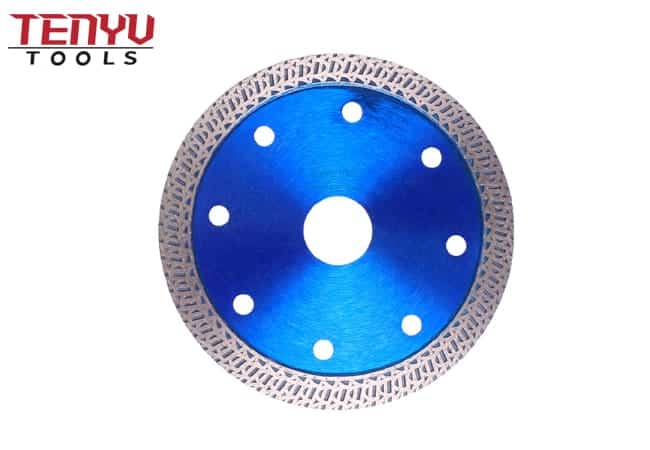 Diamond Tile Saw Blade with Fish Pattern for Faster Cutting