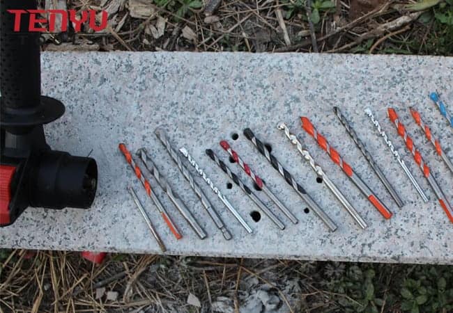 Foret à maçonnerie de qualité professionnelle à double flûte pour béton