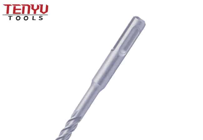 Double Flutes with Cross Tip SDS Plus Drill Bit for Concrete and Masonry