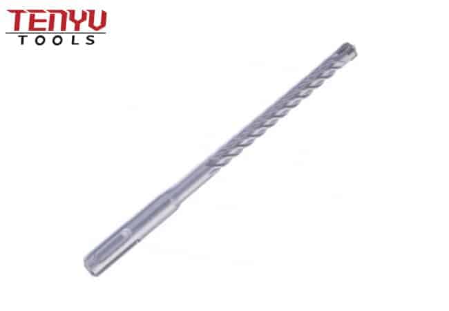 Double Flutes with Cross Tip SDS Plus Drill Bit for Concrete and Masonry