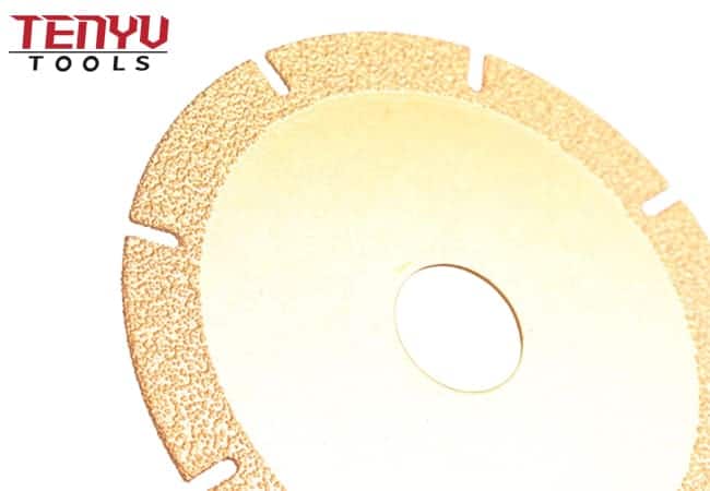 Hot-Pressed Electroplated Diamond Saw Blade for Marble Cutting