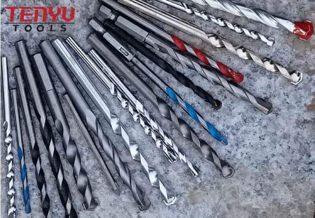 Multi Purpose Masonry Drill Bit for Concrete Marble Tile Masonry Wood Drilling With Round Shank