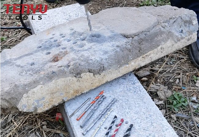 Broca de mampostería multiusos para perforar baldosas de ladrillo de hormigón de granito con punta de carburo de construcción universal