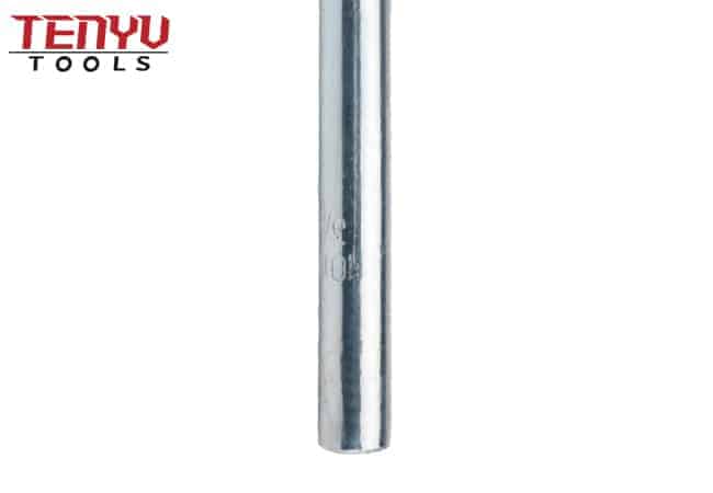 Broca para mampostería con punta de carburo de flauta L niquelada para perforación de mampostería de ladrillo de hormigón