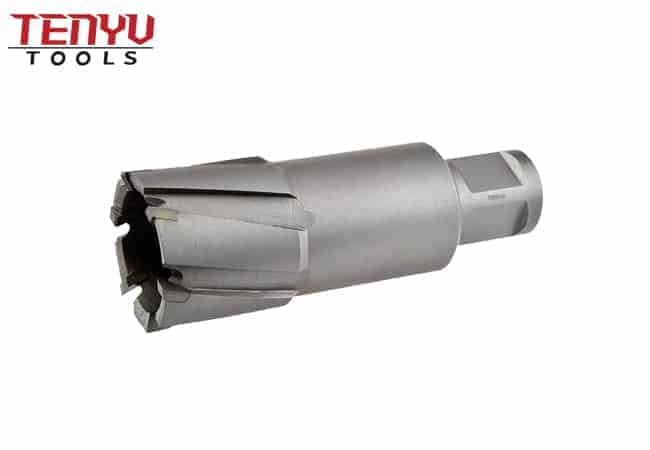 TCT Slugger Bit Magnetic Annular Hole Cutter Bit with Weldon Shank and Tungsten Carbide Tip