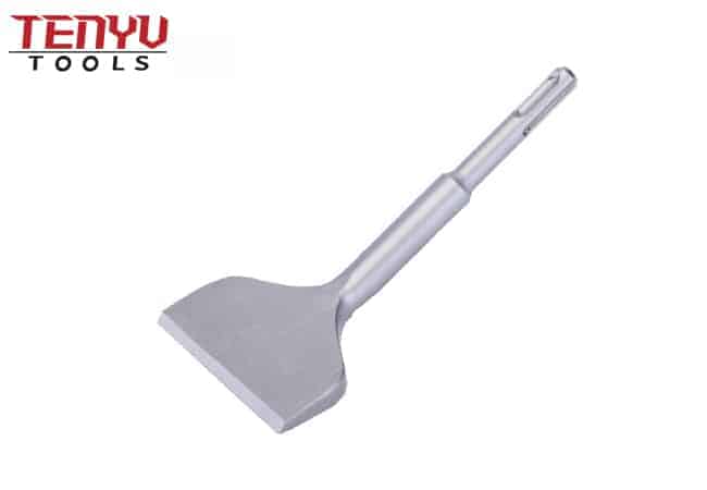 75mm SDS Plus Wide Flat Cranked Bent Tile Remover Chisel