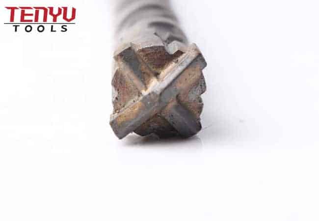 7pcs SDS Max Rotary Electric Hammer Carbide Drill Bit Set with Cross Tip Provides Fast Masonry Drilling
