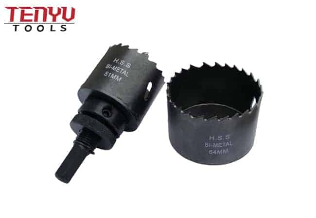 Bi-Metal Hole Saw Durable with HSS Teeth for PVC Metal and Wood Drilling