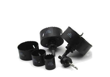 Bi-Metal Hole Saw Set Durable HSS Teeth for Metal Wood Plastic Smooth Hole Drilling