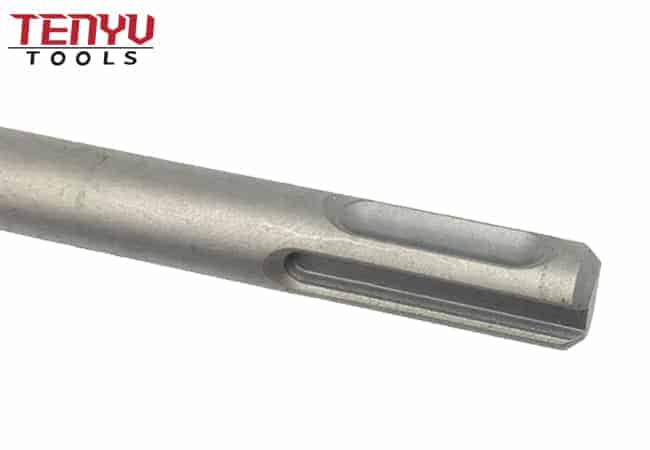 Carbide Single Tip S4 Flute SDS Plus Hammer Drill Bit for Concrete Hard Stone Marble Wall