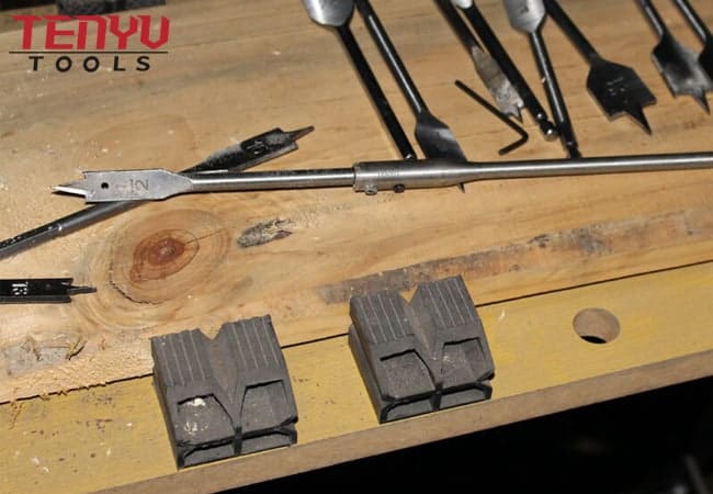 Extra langer Holzspaten-Flachpaddelbohrer mit Tri-Point-Spitze für Holz und Kunststoff