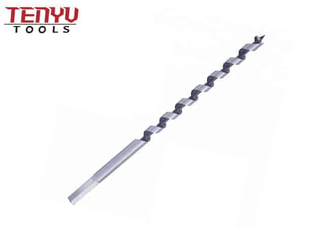 Hex Shank Single Spur Carbon Steel Wood Auger Drill Bit for Drilling Smooth Holes on Wood Plastic