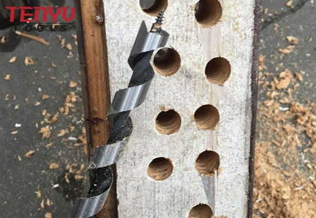 Hex Shank Wood Auger Drill Bit for Soft and Hard Wood Plastic Speed Feed