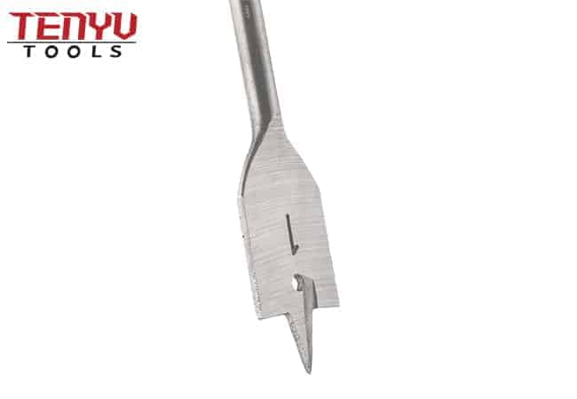 Hexagon Shank Center Point Spade Flat Wood Drill Bit for Wood Clean and Fast Drilling Hole 5