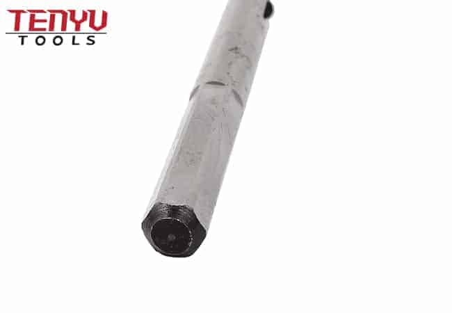 Long Length Wood Auger Drill Bit with Hex Shank Screw Point Designed for Drilling Deep Smooth Clean Holes in Wood 3