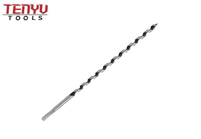 Long Length Wood Auger Drill Bit with Hex Shank Screw Point Designed for Drilling Deep Smooth Clean Holes in Wood 3