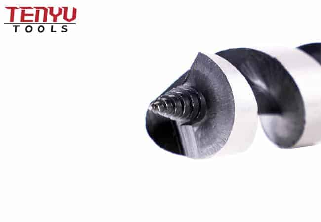 Quick Change Hex Shank Screw Point Self Feed Wood Auger Drill Bit Designed for Drilling Deep Smooth Clean Holes in Wood 1