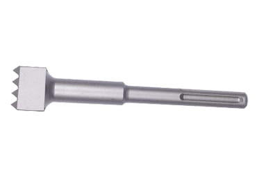 La broca para martillo con buje SDS Max con dientes de carburo de tungsteno proporciona un acabado exterior áspero en concreto