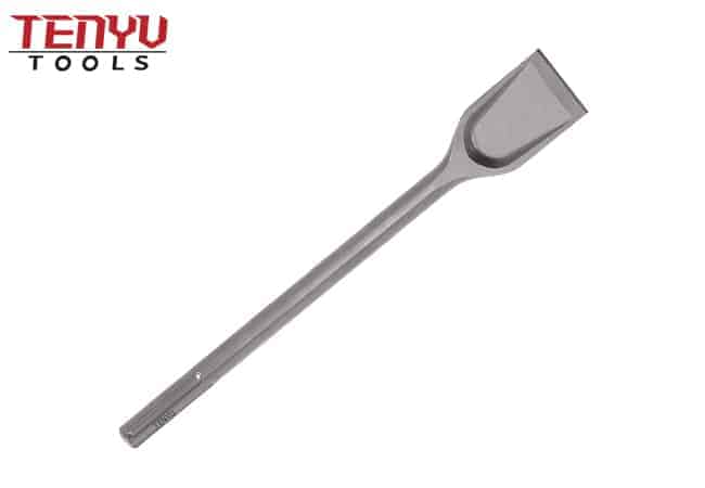 SDS Max Double Length Self-Sharping Flat Spade Chisel for Concrete and Masonry Material Removal 1