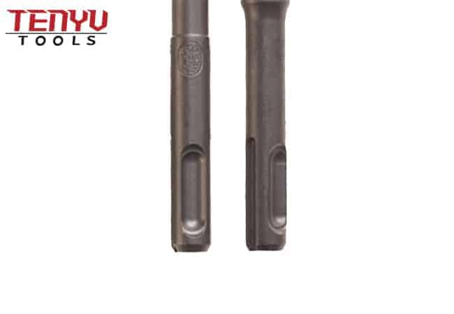 Sand Blasted SDS Plus Drill Bits Rotary Hammer Drill Bits with S4 Flute for Brick Stone Concrete Carbide Tipped