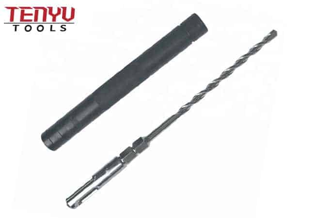 Tungsten Carbide Single Tip U Flute SDS Plus Drill Bits with Hex Position Shank for Brick Stone Concrete and Masonry Drilling