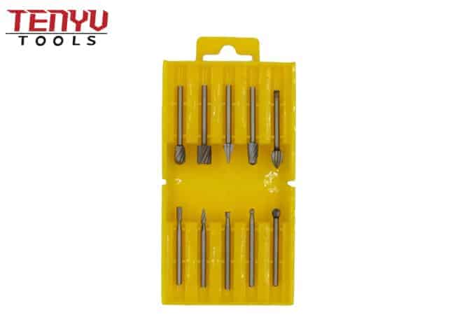 10 adet Sıcak Satmak Sert Alaşım Mini Döner Çapak Tungsten Karbür Ağaç İşleme Oyma Aracı Seti Dremel Döner Araçları Uyar