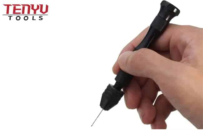 Mini Mikro Büküm Matkap Uçları ile 11 Adet Hassas El Matkabı Set En Küçük Matkap Ucu Pim Mengene El ile Harika Modeller ve Hobi
