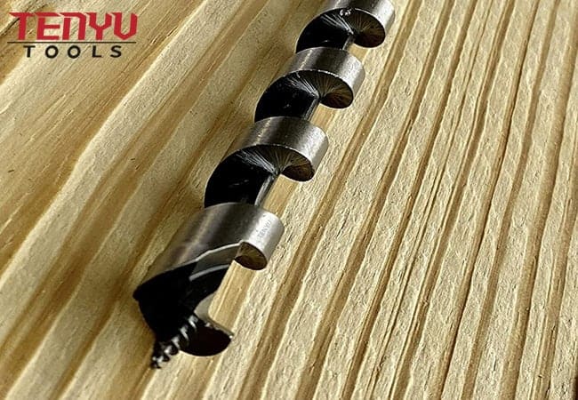 Conjunto de broca hexagonal de broca de madeira de haste hexagonal de 15 peças em uma caixa de plástico para drywall de plástico de madeira macia e dura e materiais compostos