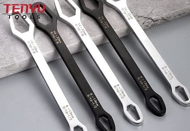 Outils de réparation manuels du fabricant de clés à économie de main-d'œuvre multifonctionnelles à double extrémité pour boulons à vis de 8 à 22 mm