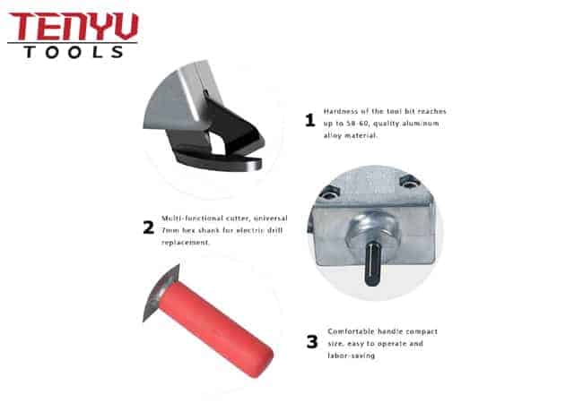 Perceuse électrique ciseaux métal doux tôle d'acier Turbo cisailles accessoire scie Cutter Machine de découpe perceuse électrique outil de coupe 150mm