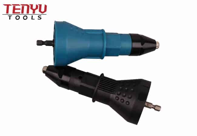 Hex Shank Electric Blind Rivet Gun Drill Adapter Tool Kit for home DIY or Outdoor Use