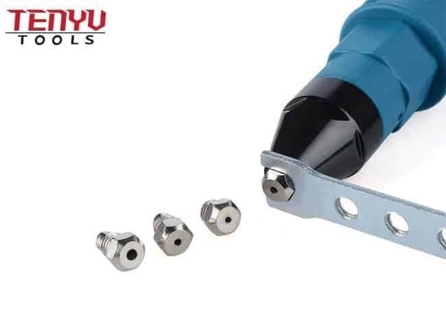 Hex Shank Electric Blind Rivet Gun Drill Adapter Tool Kit for home DIY or Outdoor Use