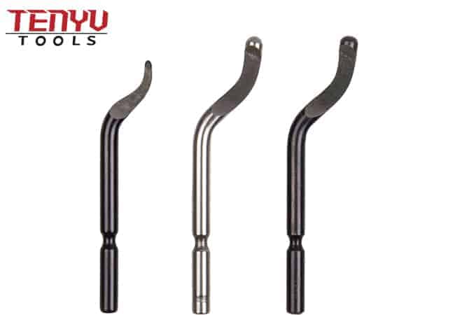 Hss Tin Coated Hand Deburring Tool Chamfering Cutter Head Rotation Deburring Blades for Metal and Plastic Deburring