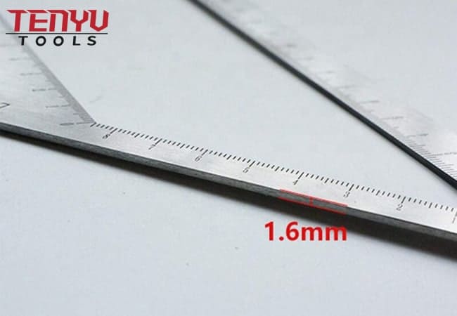 Regla multifunción, regla de drenaje de suelo de acero inoxidable, herramienta de albañil, regla triangular, regla de medición de azulejo tipo flor de mano rápida